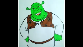 Shrek coloring book