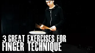 3 GREAT Exercises To Develop The Finger Technique (French Grip) - James Payne