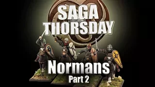 SAGA THORSDAY 10 - Normans Battle Board and Tactics! Part 2