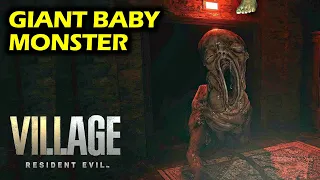 Escaping Giant Baby Monster in House Benevento | Resident Evil 8 Village Walkthrough- Beneviento