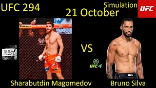 Шарабутдин Магомедов против Бруно Силвы БОЙ В UFC 4/ UFC 294