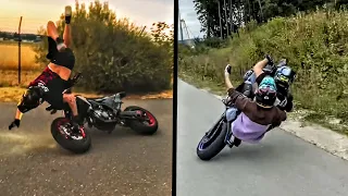 Crazy Fails & Wins!😳 | Supermoto Crash compilation | EP.14