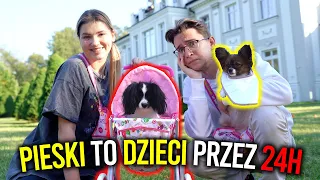 TRAKTUJEMY NASZE PSY JAK DZIECI PRZEZ 24H! 🐶💖