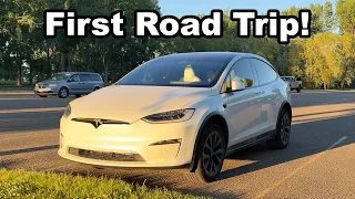 Tesla Road Trip in the New Model X Long Range!