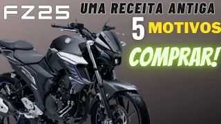 YAMAHA FAZER FZ25 2024 AINDA VALE A PENA! CONFIÁVEL E DURAVEL!