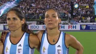 HD Las Leonas Himno Argentino Final Mundial Hockey Rosario 2010