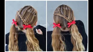 Crossover Braid Into Pigtails