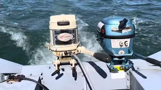 Crabbing with Vintage outboards