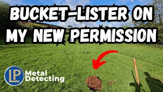 Bucket lister found on my new permission - metal detecting uk - Equinox 800 - treasure hunting