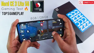 OnePlus Nord CE 3 Lite 5G Gaming Test 🔥 | 8GB 128GB | SD695 | Hindi