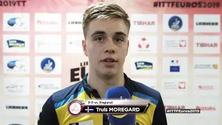 Truls Moregardh's interview after beating Samuel Walker (2019 EC)