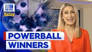 Two tickets win $100 million Powerball jackpot | 9 News Australia