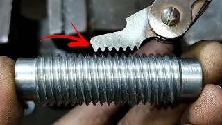 How to Make Double Threads on lathe machine by hand