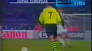 22-11-1995 (Champions L.) Juventus (Italia):1 vs B. Dortmund (Alemania):2