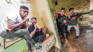 ESCONDE ESCONDE NO HOSPITAL ABANDONADO COM AIRSOFT