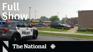 CBC News: The National | Weekend of shootings in Toronto
