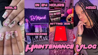Maintenance Vlog: SUMMER PREP EDITION | nails, soft locs, hitting 30k, cleaning || Ra’Mariah Alexia