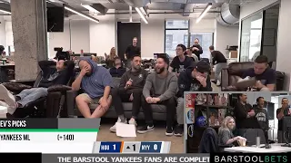 Stream Recap: Barstool Sports Yankees Fans Forced to Watch ALCS Game In Worst Way Possible