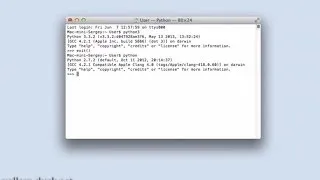 Установка Python на Mac OS и Windows видео.