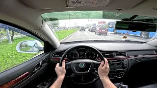 2012 Škoda Superb 1.8 TSI 152HP POV TEST DRIVE