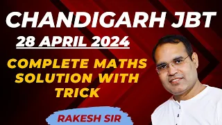 CHD JBT (28 April 2024) Complete Maths Solution