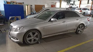 Mercedes E класс w212 ремонт стартера