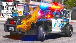 Patrolling with EXTREME Damage Mod... GONE WRONG!! (GTA 5 Mods - LSPDFR Gameplay)