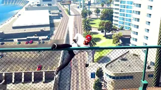 GTA 5 Parkour Fails ep.6 | Euphoria physics funny moments