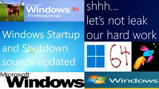 All Windows Startup and Shutdown sounds Updated