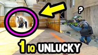 1 IQ UNLUCKY RAGDOLL! - CS:GO BEST ODDSHOTS #573