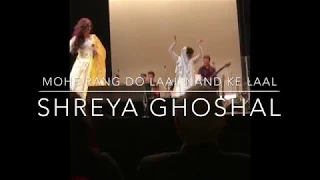 "Mohe Rang do laal" by Shreya Ghoshal at Berklee. Dance by Janani Sharma (Dec 2017)