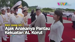 Boyong Sang Putri Peringati Hari Angkatan Laut, Kim Jong Un Kecam AS