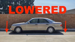 I LOWERED My Mercedes Benz w210 on Vogtland Springs