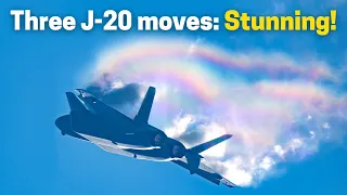 J-20's three tricks stunned everyone! Chinese stealth fighter shows off new moves in Zhuhai Airshow