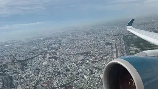 Roar! Vietnam Airlines A350-900 Takeoff at Ho Chi Minh City