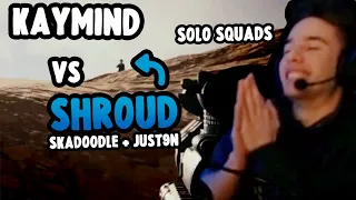 Kaymind vs Shroud? 21 Kills Solo v Squad PUBG Highlight