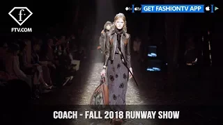 Kaia Gerber Coach Fall 2018 Runway Show Americana Goes Dark Romance | FashionTV | FTV