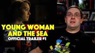 REACTION! Young Woman and the Sea Trailer #1 - Daisy Ridley Movie 2024