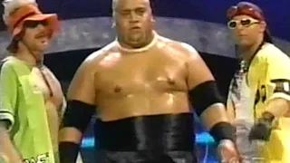 Triple H (Stephanie) VS. Rikishi Phatu (Rock) (Too Cool) - WWF RAW is WAR 03/06/2000