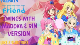 2wings with Madoka and Rin - Friends