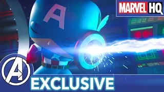 Cap Goes For a Swim! | Marvel Funko Presents: Submarine Showdown (stars Captain America & Red Skull)