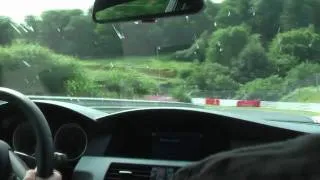 [HD] BMW M5 ringtaxi around the Nürburgring with Sabine Schmitz - round one