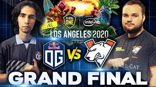 OG vs VP - SUPER EPIC GRAND FINAL !! ESL Los Angeles 2020 DOTA 2