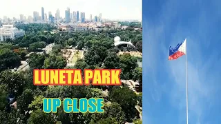 Luneta Park up close| Aerial view