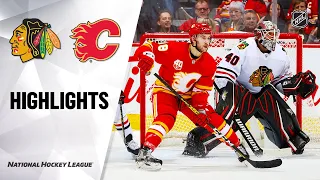 NHL Highlights | Blackhawks @ Flames 12/31/19