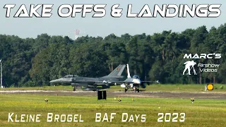 4Kᵁᴴᴰ  Kleine Brogel Take off's & Landings  F-16 , Eurofighter ,F-35 , Tornado ,etc   SONY PXW-Z190