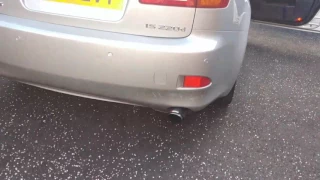Lexus IS 220 D Akrapovic Tail End Sound + Deleted EGR+DPF