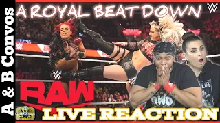 Rhea Ripley & Liv Morgan vs. Queen Zelina & Carmella - LIVE REACTION | Monday Night Raw 3/7/22