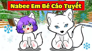 NABEE EM BÉ CÁO TUYẾT DỄ THƯƠNG ĐƯỢC HACHI NHẬN NUÔI TRONG MINECRAFT*NABEE CÁO TUYẾT 🦊❄️🥰