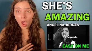 MUSICIAN REACTS TO Angelina Jordan SINGING Easy On Me - Adele *I GOT CHILLS*